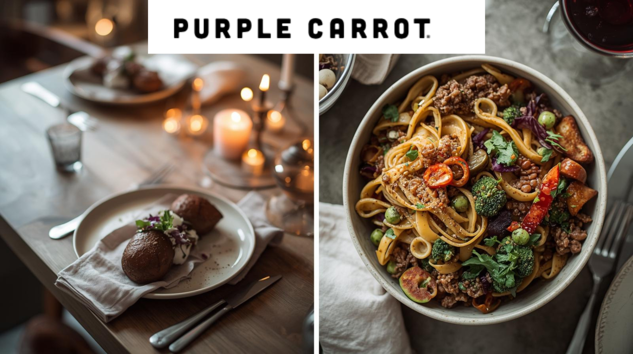 Valentine’s Day Dinner at Home Made Easy with Purple Carrot